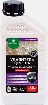 Удалитель цемента концентрат 1:2 Prosept 1л