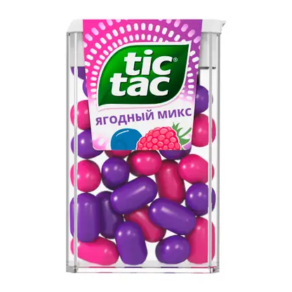 Изображение товара Драже освежающее Ягодный микс Tic Tac 16г