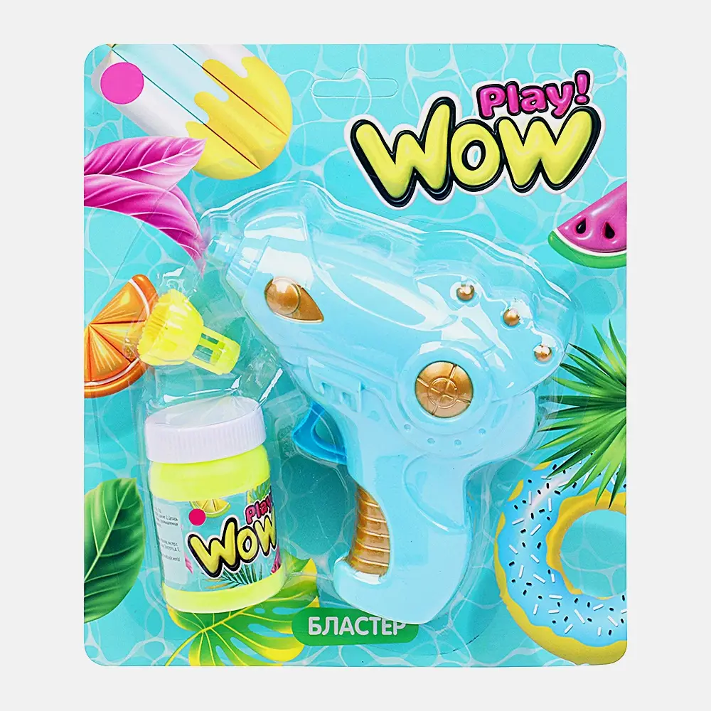 Бластер с мыльными пузырями WowPlay! 50мл в ассортименте - фото 3