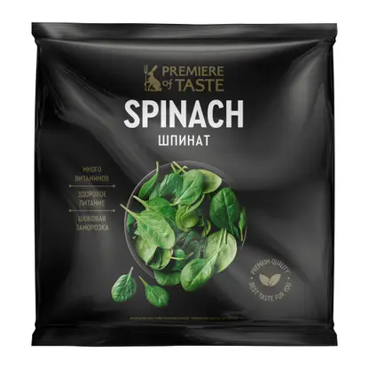 Изображение товара Шпинат быстрозамороженный Premiere of Taste 400г