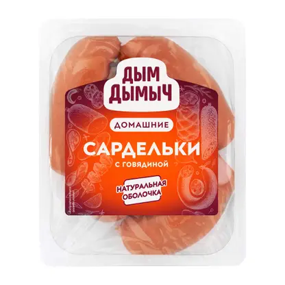 Изображение товара Сардельки Дым Дымыч с говядиной 400г