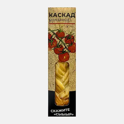 Сыр косичка Георгиевская копчёная Каскад 40% 100г