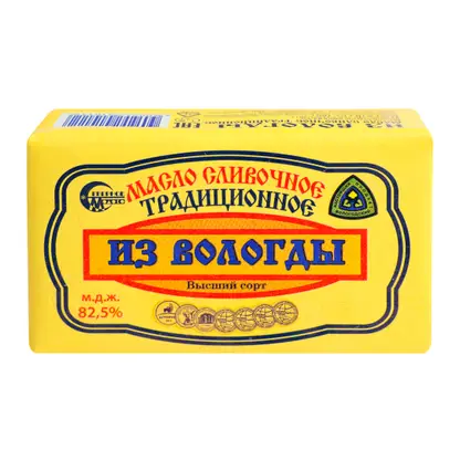 Изображение товара Масло сливочное Северное молоко Традиционное 82.5% 180г