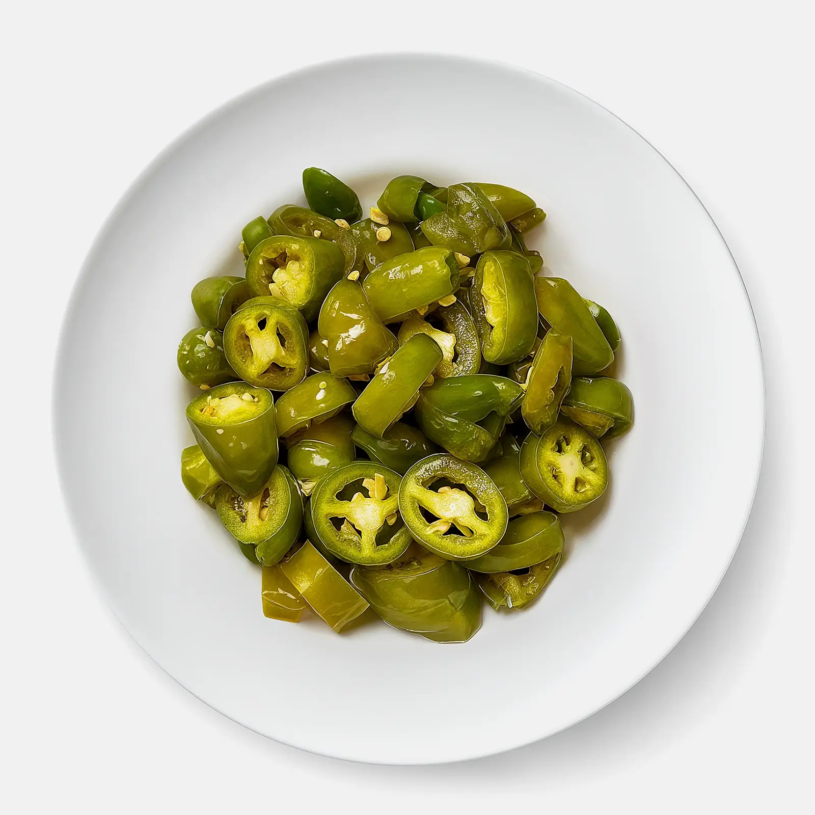 Изображение товара Перец Халапеньо 200г острый, хрустящий, свежий