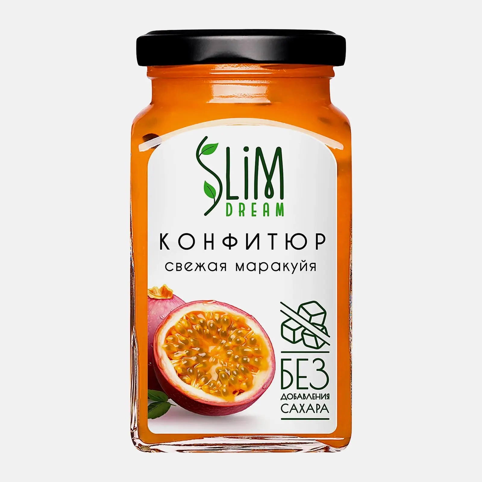 Конфитюр без сахара Маракуйя Slim Dream 300г