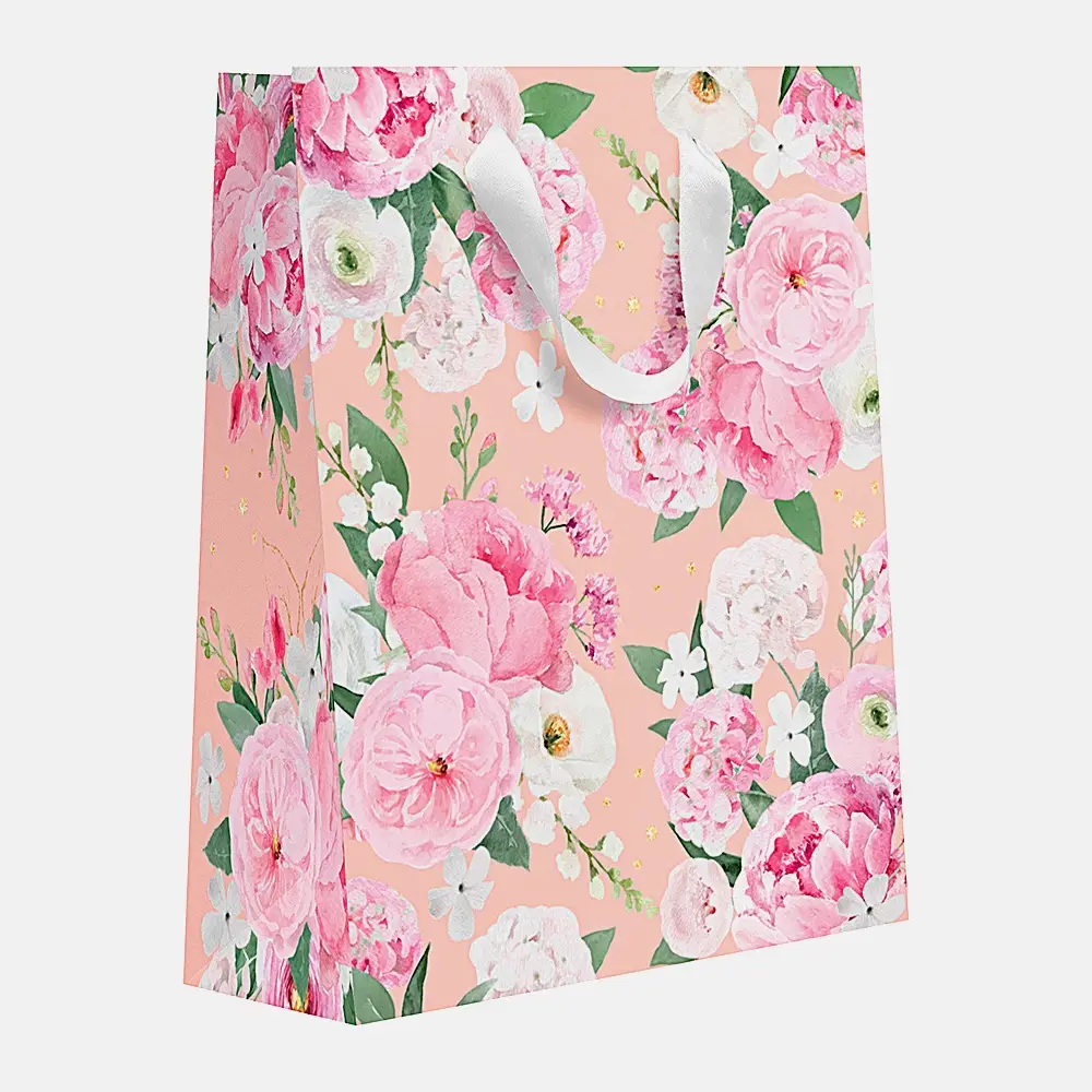 Пакет Пакетико подарочный матовая ламинация M ПДЛ W 22.7*18*10см в ассортименте