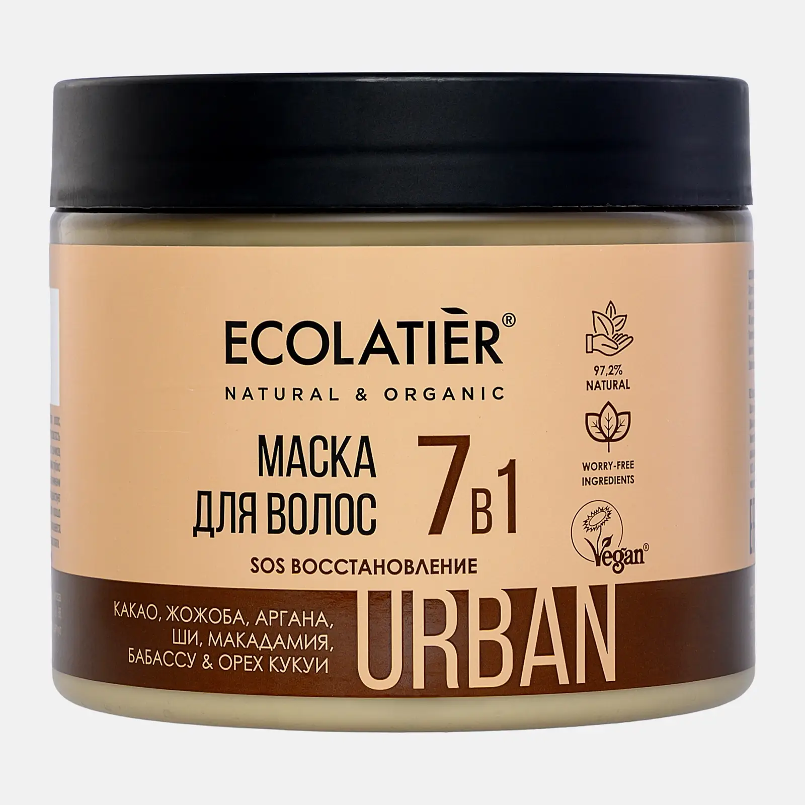 Маска для волос 7в1 SOS Восстановление Ecolatier 380мл