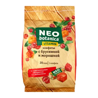 Изображение товара Конфеты Neo/Eco Botanica Vitamin желейные с брусникой и морошкой 200г