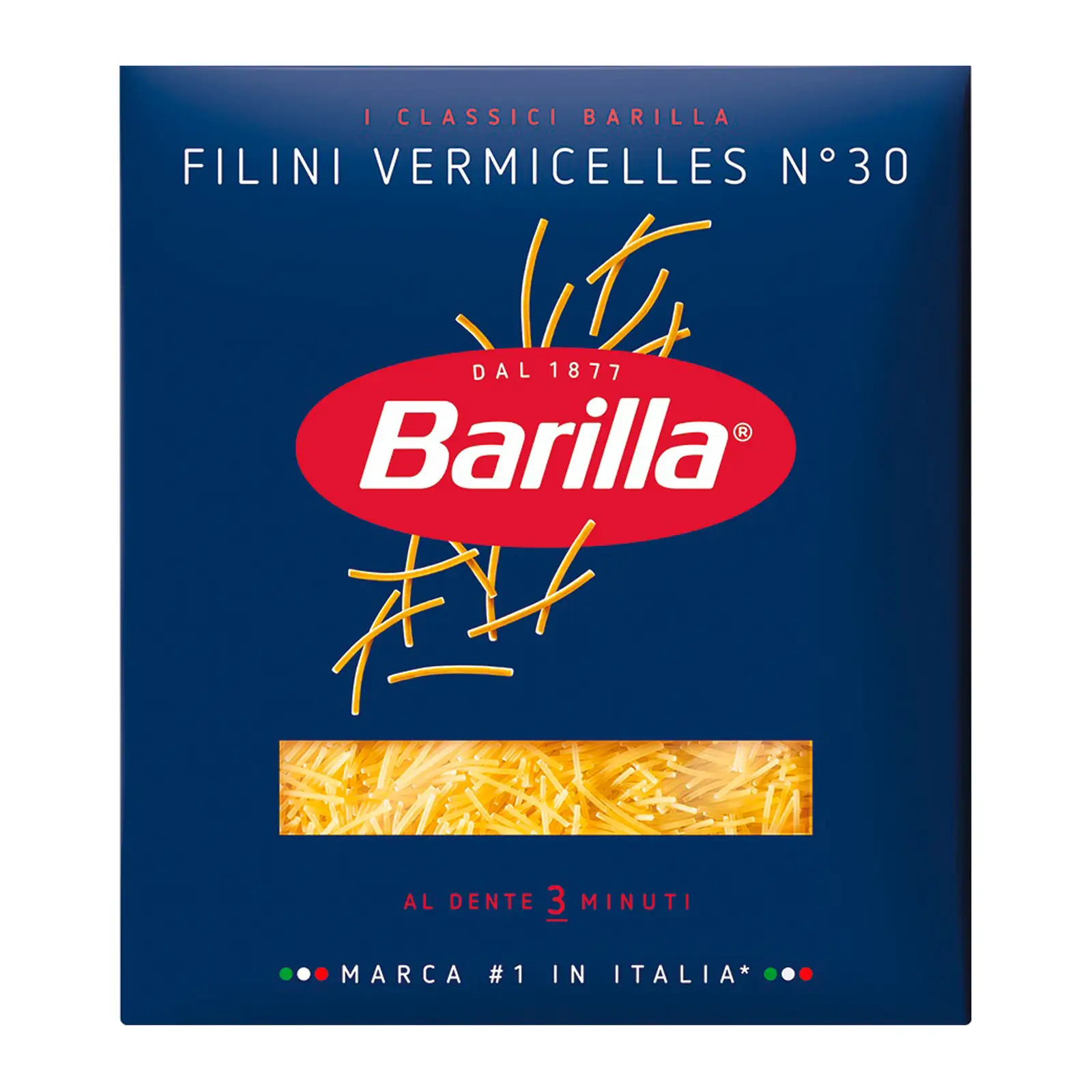 Изображение товара Макароны Barilla Filini Вермишель 450г/500г в ассортименте