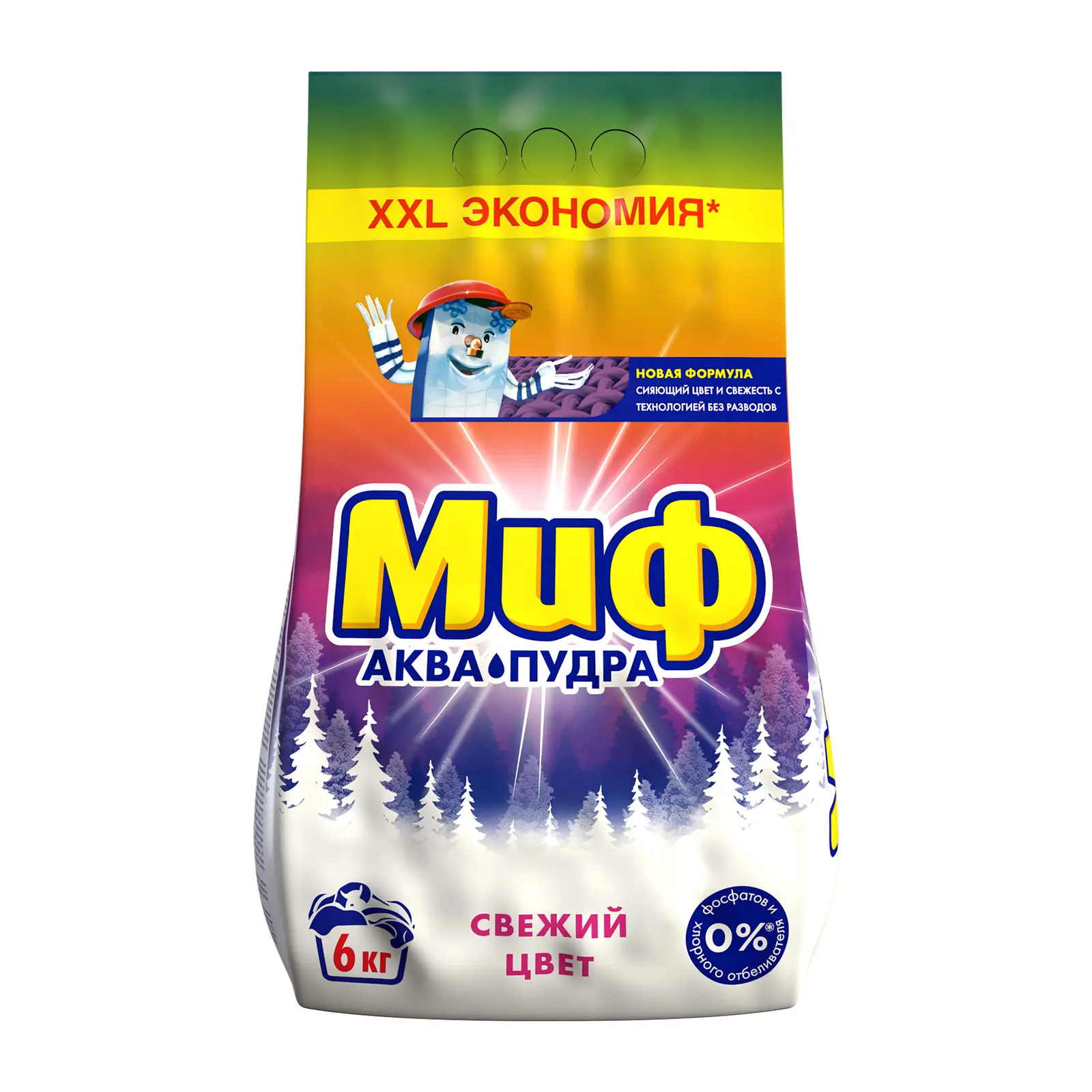 Стиральный порошок Миф Color автомат 6кг