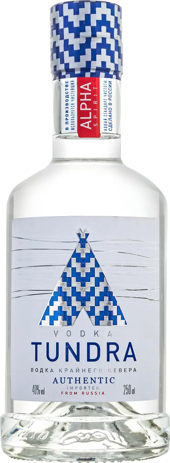 Изображение товара Водка Tundra Authentic 40% 250мл