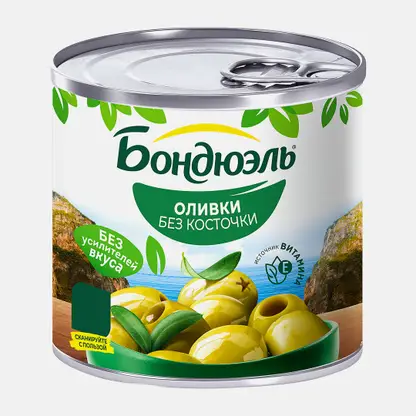 Оливки Бондюэль без косточки 200г