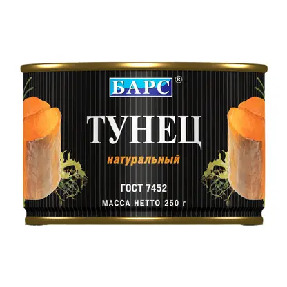 Изображение товара Тунец натуральный Барс 250г