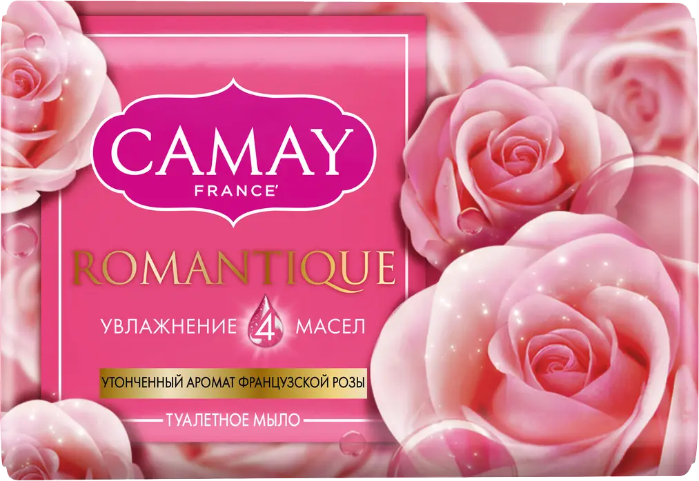 Мыло Camay Romantique с ароматом французской розы 85г