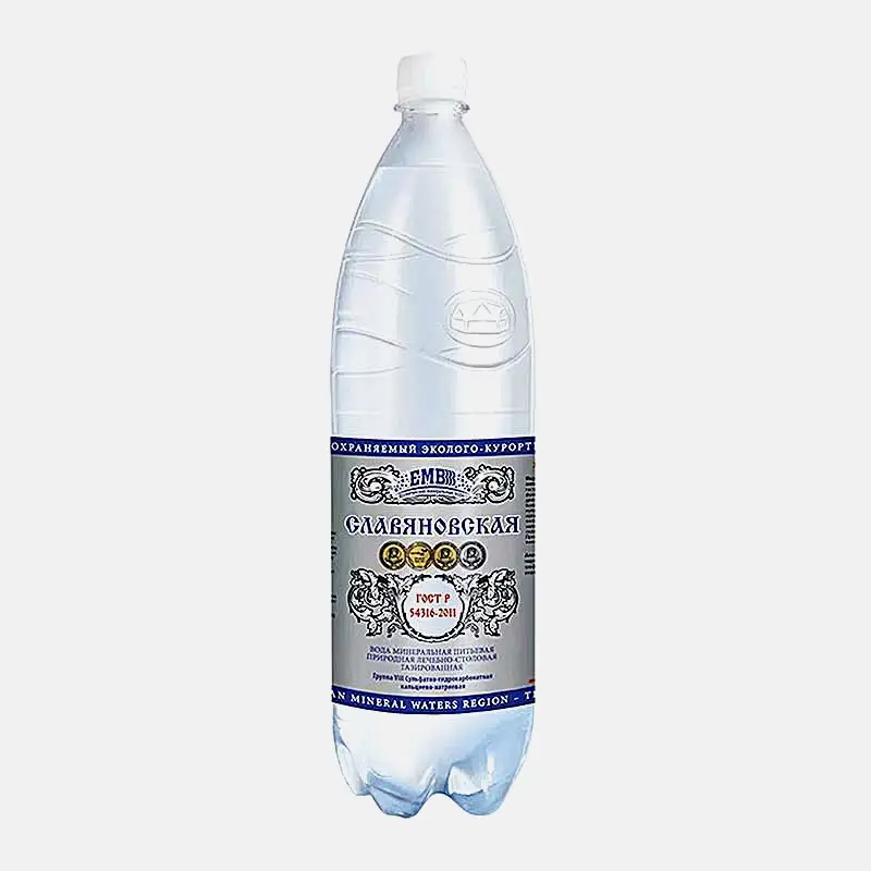Газированная Минеральная вода Славяновская 1.5л