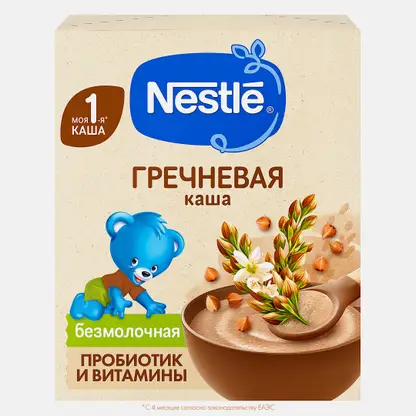 Каша Nestle Гречневая безмолочная 200г