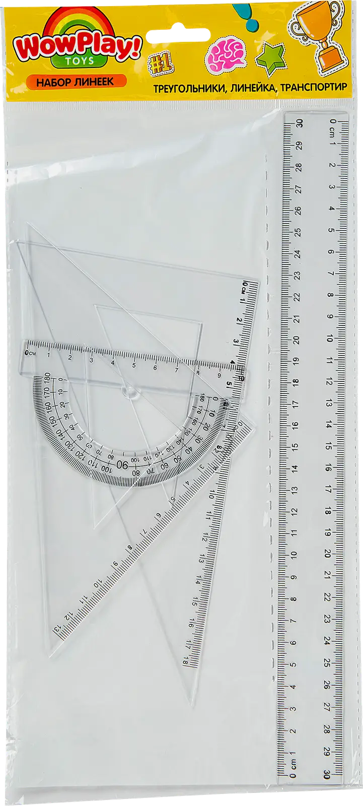 Набор линеек Магнит 4шт