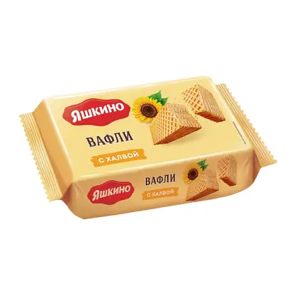 Изображение товара Вафли Яшкино с халвой 200г