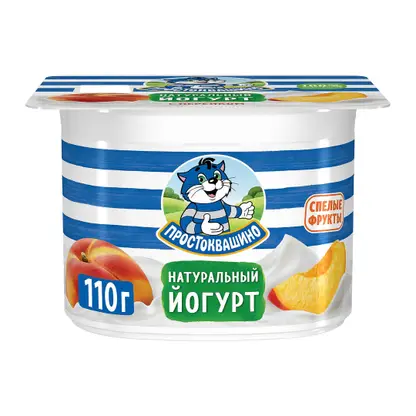 Изображение товара Йогурт Простоквашино вязкий Персик 2.9% 110г
