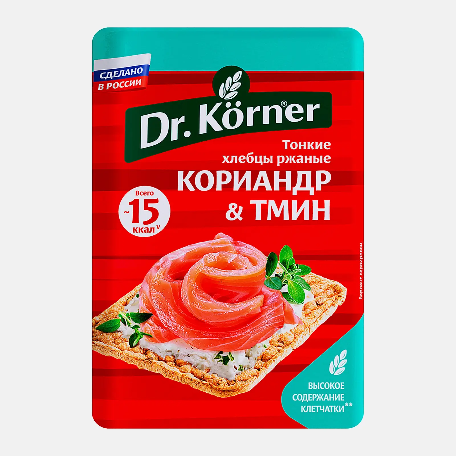 Хлебцы Кориандр-тмин ржаные Dr.Korner 100г Хлебцы Кориандр-тмин ржаные Dr.Korner 100г