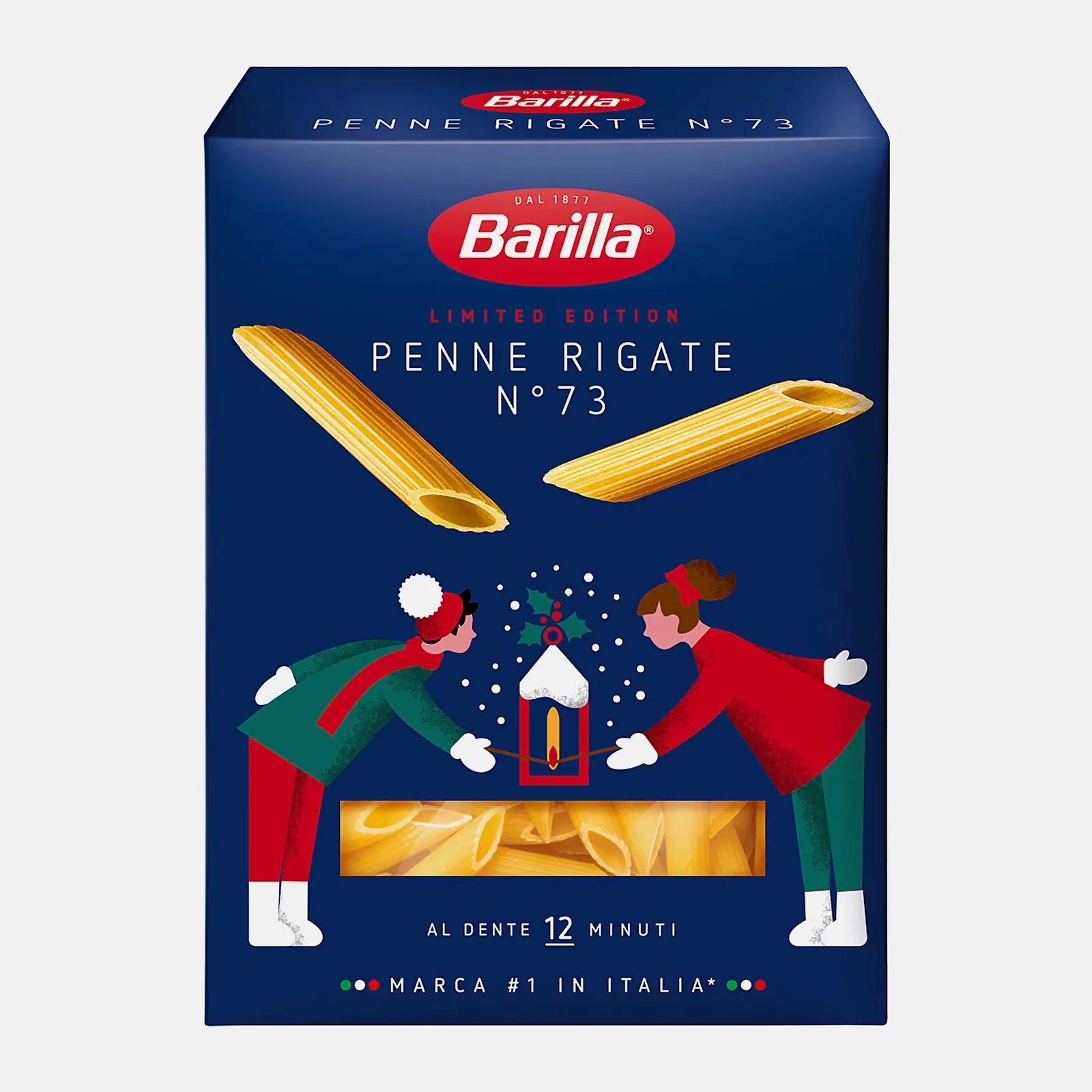Изображение товара Макароны Barilla Penne Rigate Перья 450г высшего сорта для вкусных блюд