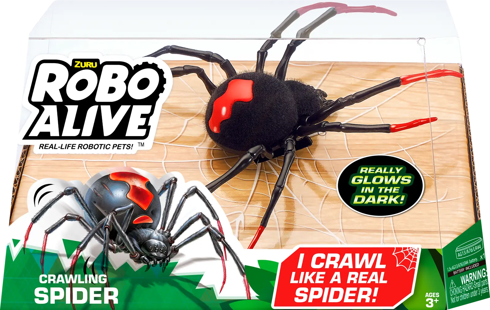 Игрушка Robo Alive Паук на батарейках 5г 18*9.5*10см — в каталоге на сайте  сети Магнит | Краснодар