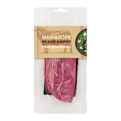 Изображение товара Стейк для салата Мираторг Black Angus 200г