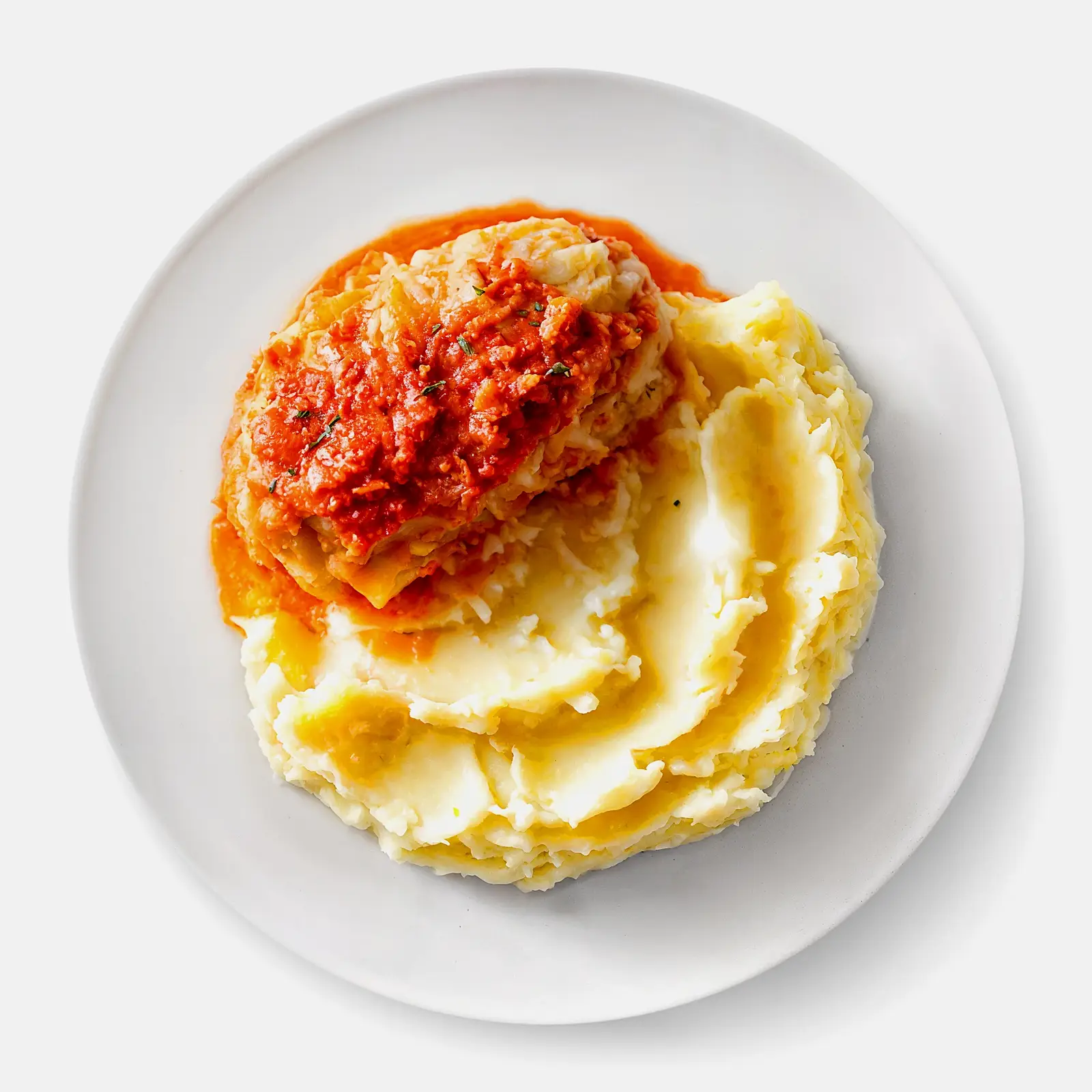 Голубцы ленивые с картофельным пюре 250г