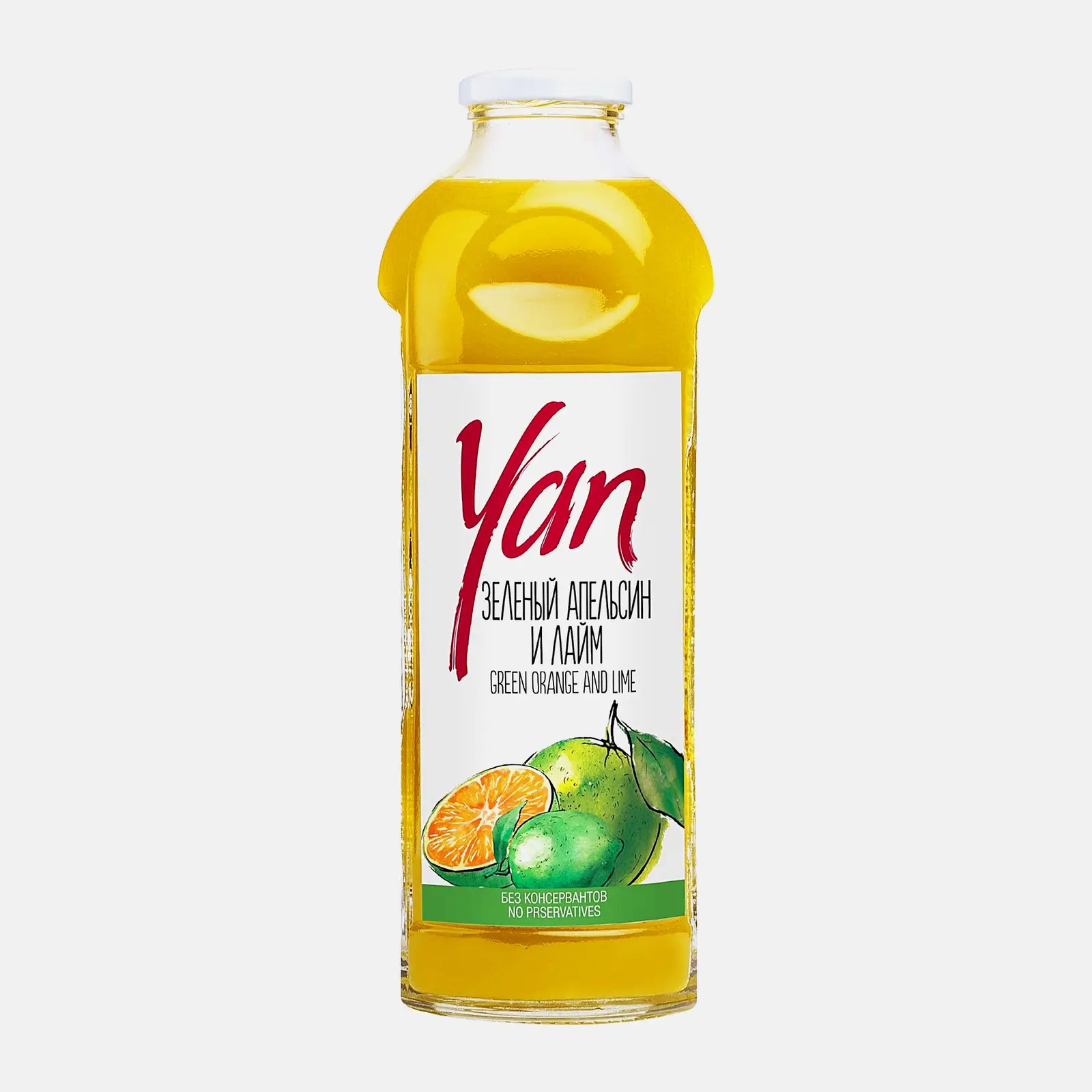 Нектар Yan зелёный апельсин лайм 930мл
