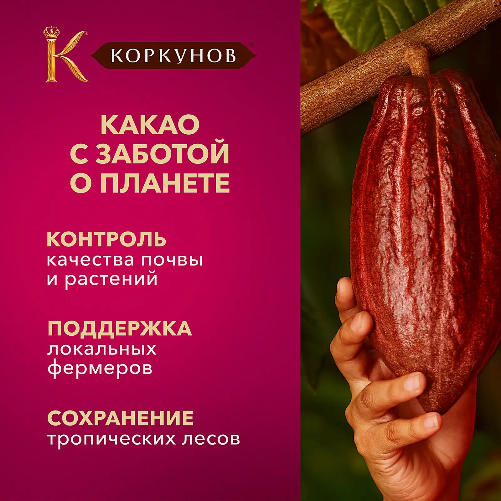 Коллекция шоколадных конфет Коркунов из темного и молочного шоколада с цельным и дробленым фундуком вафельной крошкой и ореховой начинкой 110г - фото 7 Коллекция шоколадных конфет Коркунов из темного и молочного шоколада с цельным и дробленым фундуком вафельной крошкой и ореховой начинкой 110г - фото 7