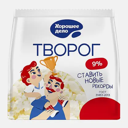 Творог Хорошее дело 9% 300г