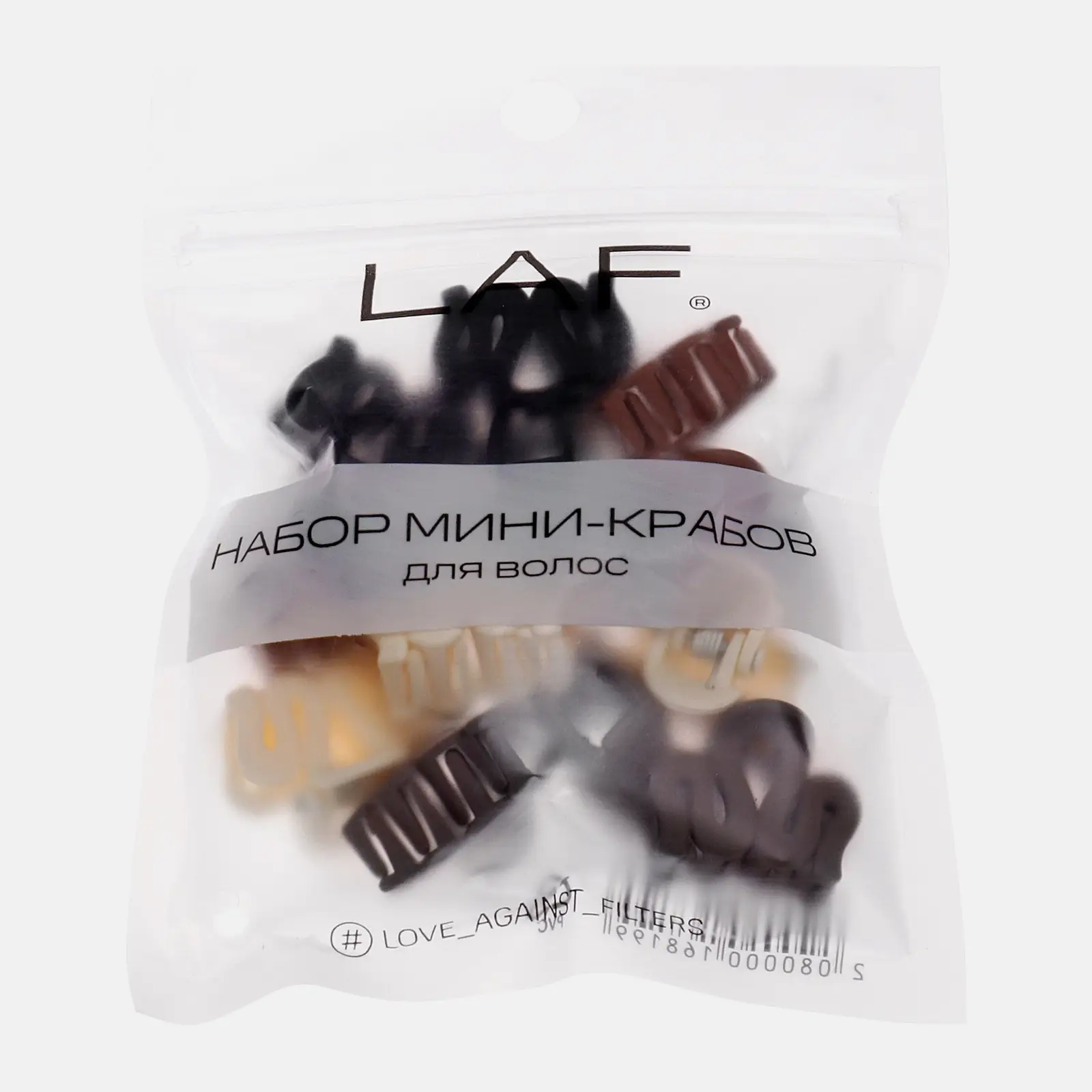 Набор мини-крабов для волос LAF 12шт