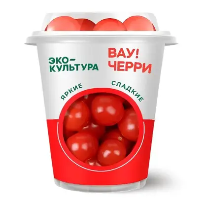Изображение товара Томаты Черри Эко-культура Вау красные шейкер 200г