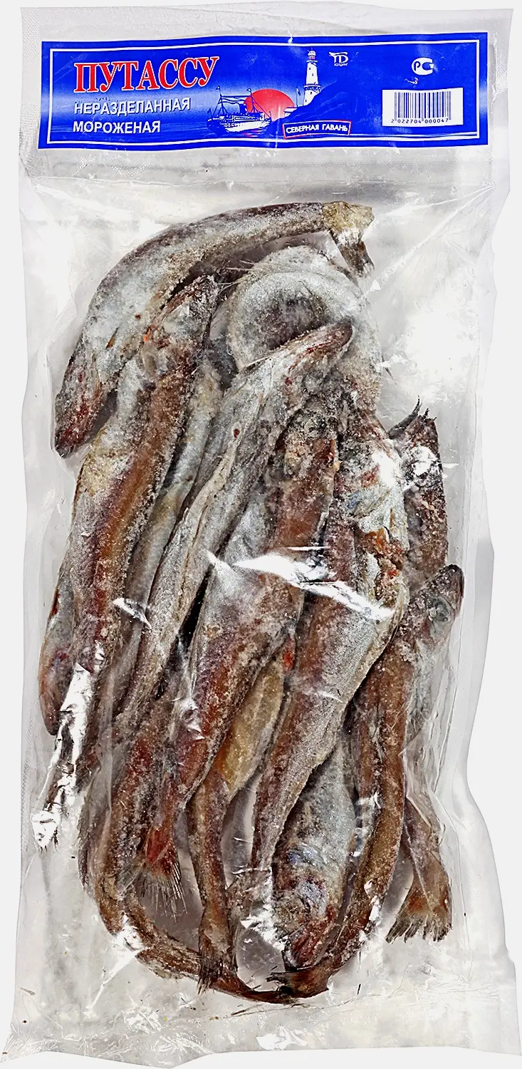 Изображение товара Путассу замороженная 800г — полезная морская рыба для диетического питания