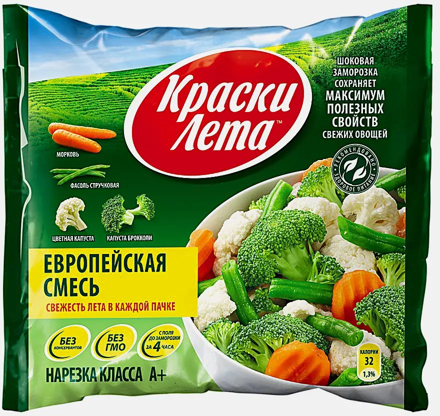 Смесь Краски Лета Европейская быстрозамороженная 400г Смесь Краски Лета Европейская быстрозамороженная 400г