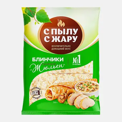 Блинчики с начинкой жюльен С Пылу с Жару 300г