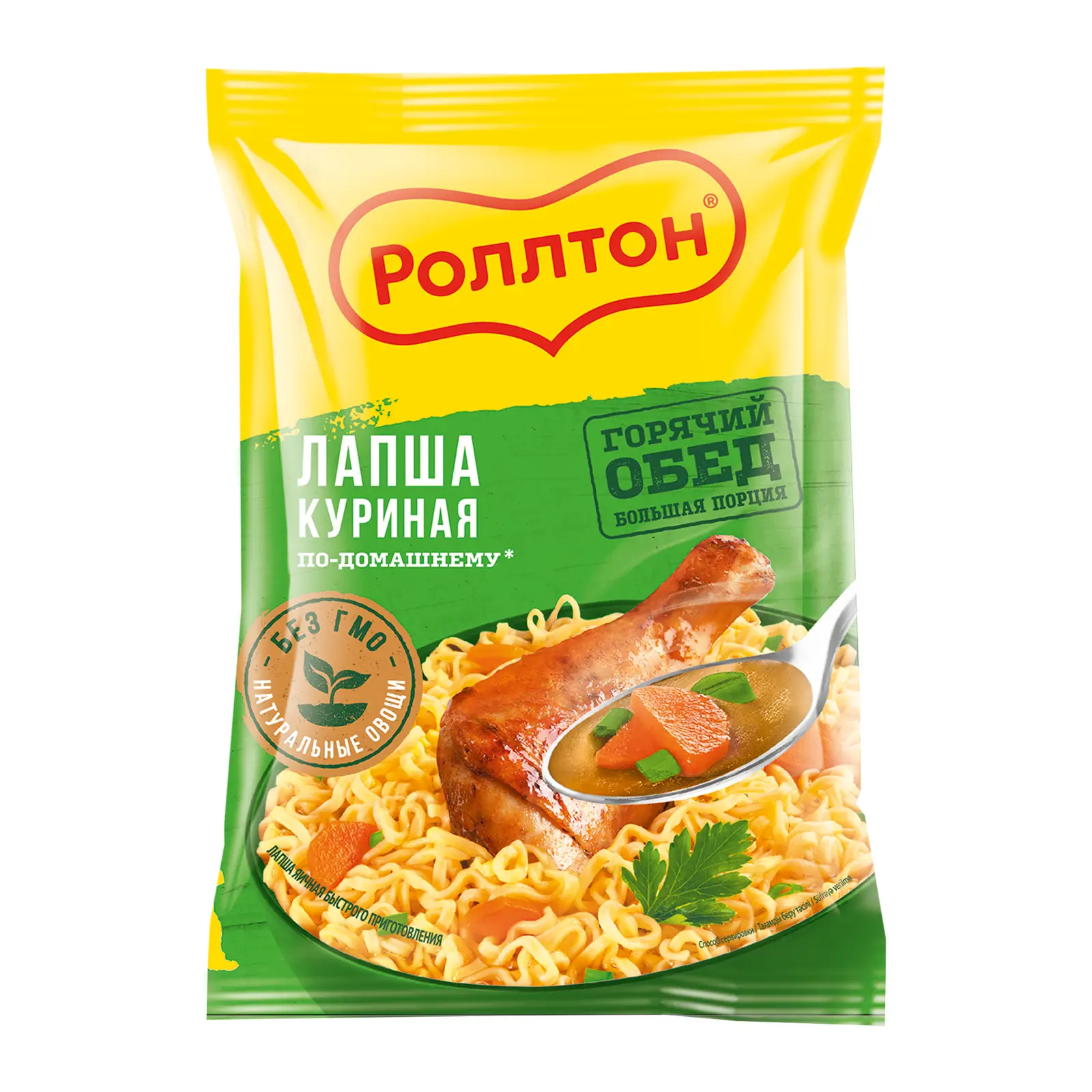 Изображение товара Лапша Роллтон Куриная по-домашнему 85г