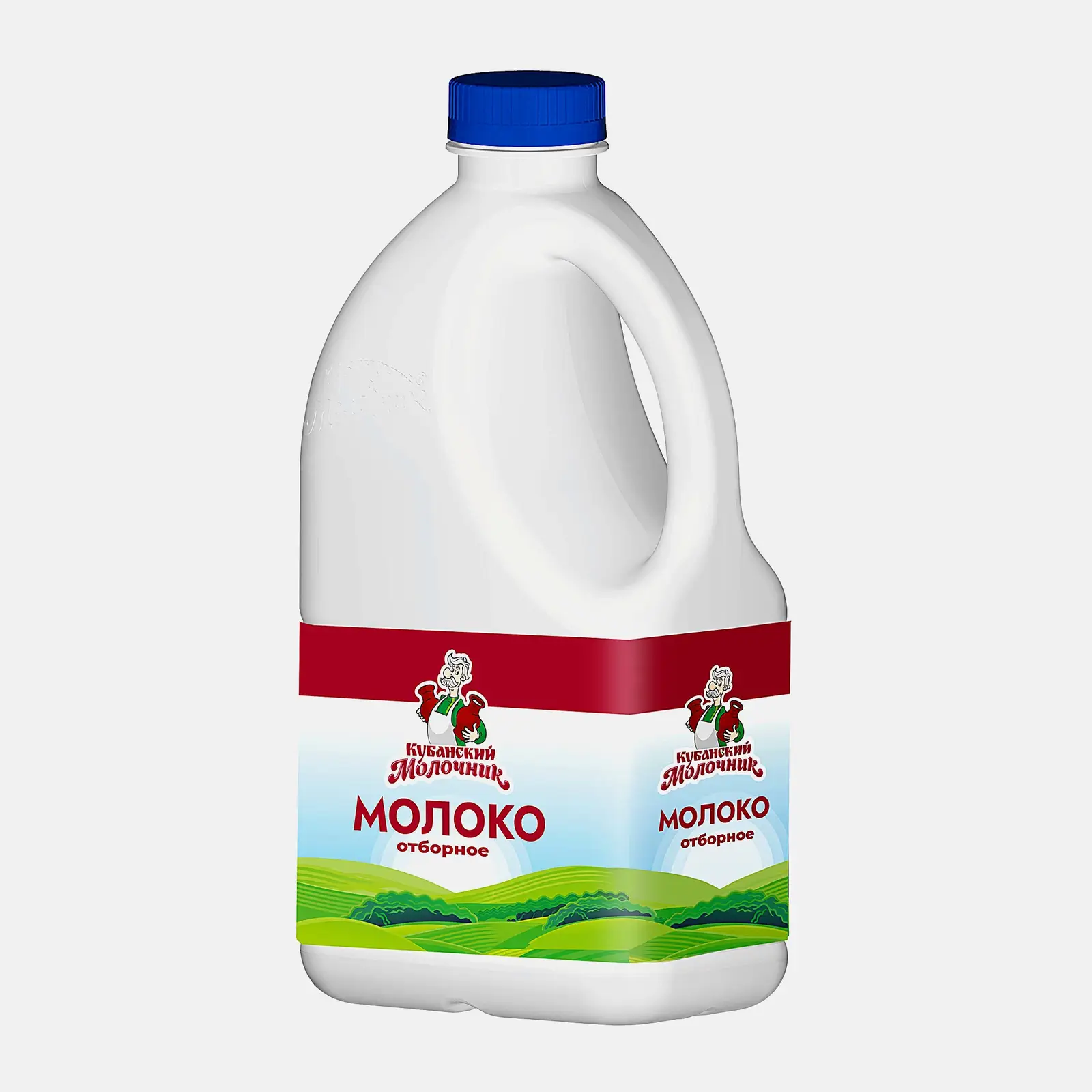 Молоко Кубанский молочник пастеризованное 3.4-6% 1.4кг