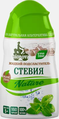Подсластитель жидкий Bionova Стевия Nature 80г