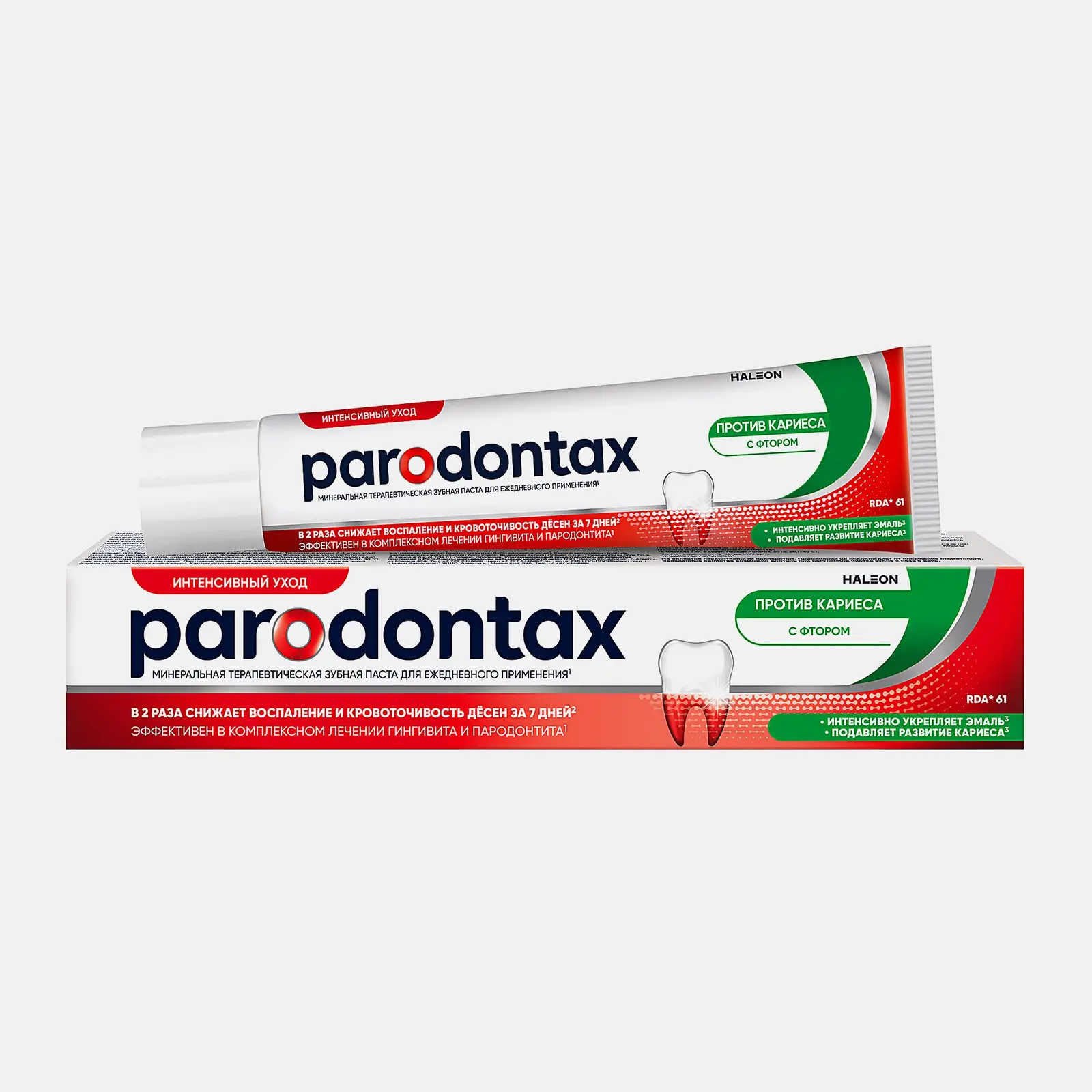 Зубная паста Parodontax с Фтором от воспаления и кровоточивости десен 75мл