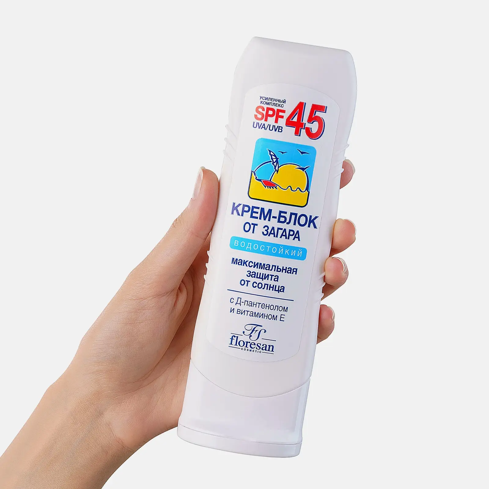 Крем-блок Floresan от загара SPF45 125мл