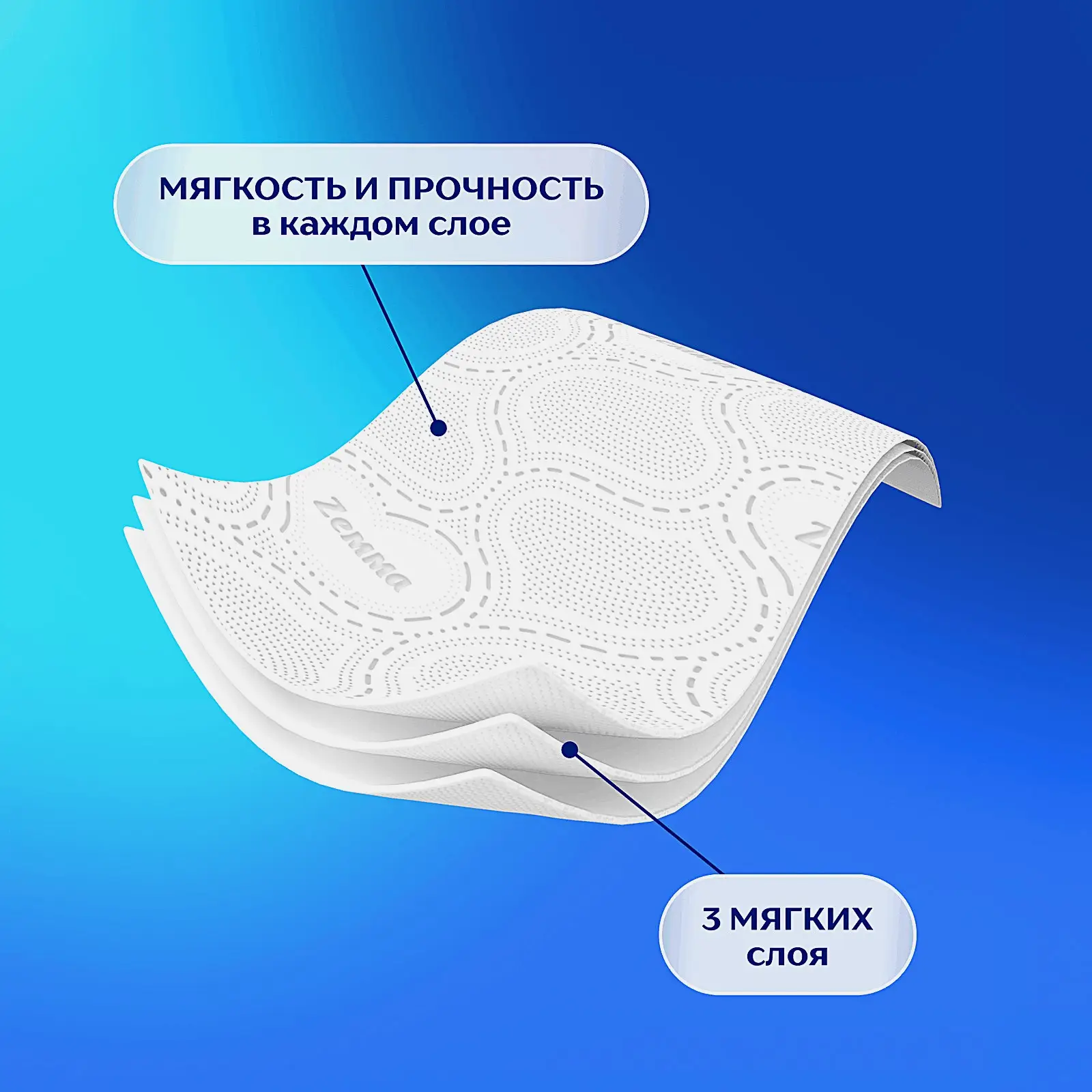 Туалетная бумага белая Deluxe Zemma 4 рулона 3 слоя - фото 5 Туалетная бумага белая Deluxe Zemma 4 рулона 3 слоя - фото 5