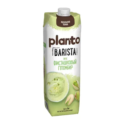 Изображение товара Напиток Planto соевый вкус фисташковый пломбир обогащенный кальцием 1л
