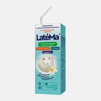 Смесь жидкая со вкусом ванильного мороженого Latema 200мл
