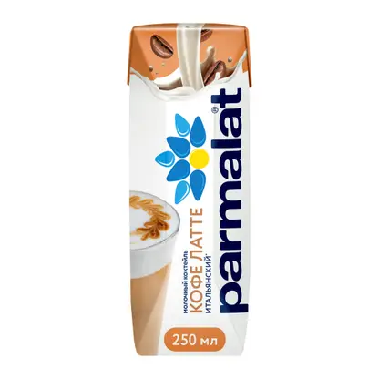 Изображение товара Молочный коктейль Parmalat Caffe latte 2.5% 250мл
