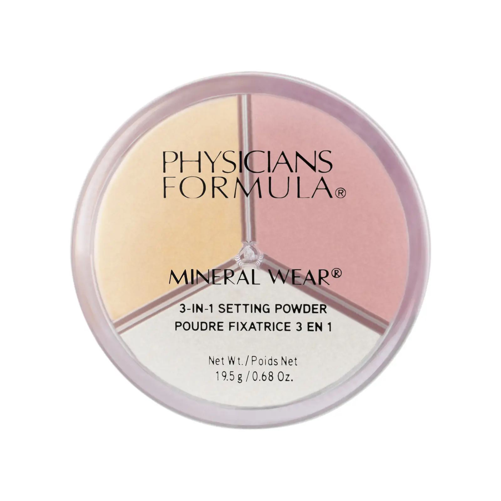 Пудра для лица Physicians Formula Mineral Wear Setting Powder рассыпчатая 3в1