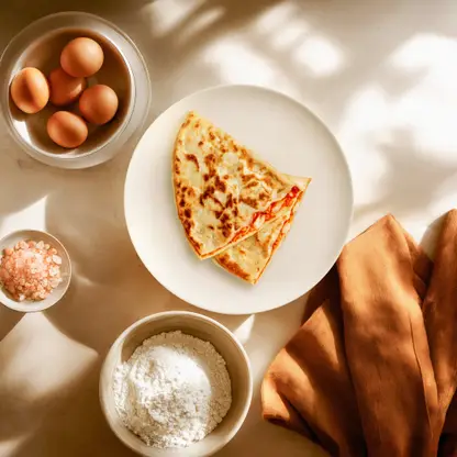 Изображение товара Кесадилья с курицей и овощами М Кухня 200г быстрое питание