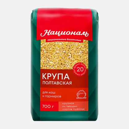 Крупа Националь пшеничная Полтавская 700г