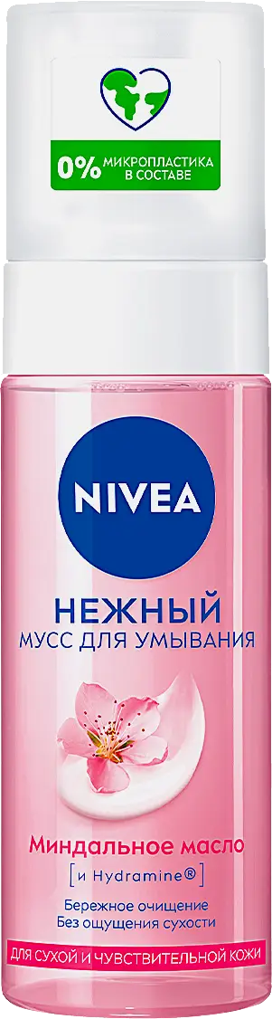 Нежный мусс для умывания NIVEA Aqua Effect 150мл