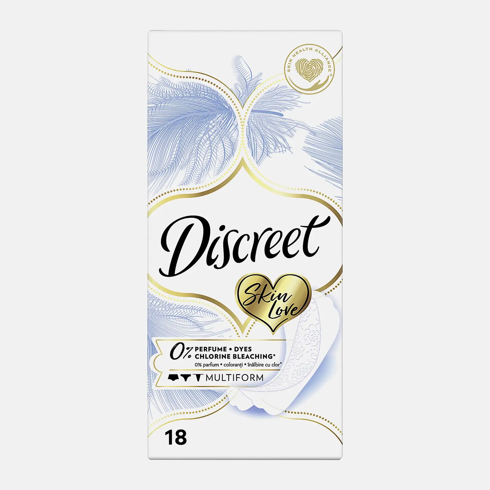 Прокладки ежедневные Discreet Skin Love Multiform 18шт